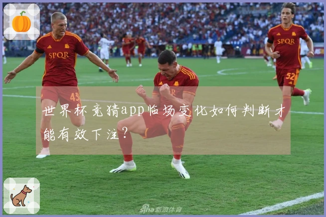世界杯竞猜app临场变化如何判断才能有效下注？